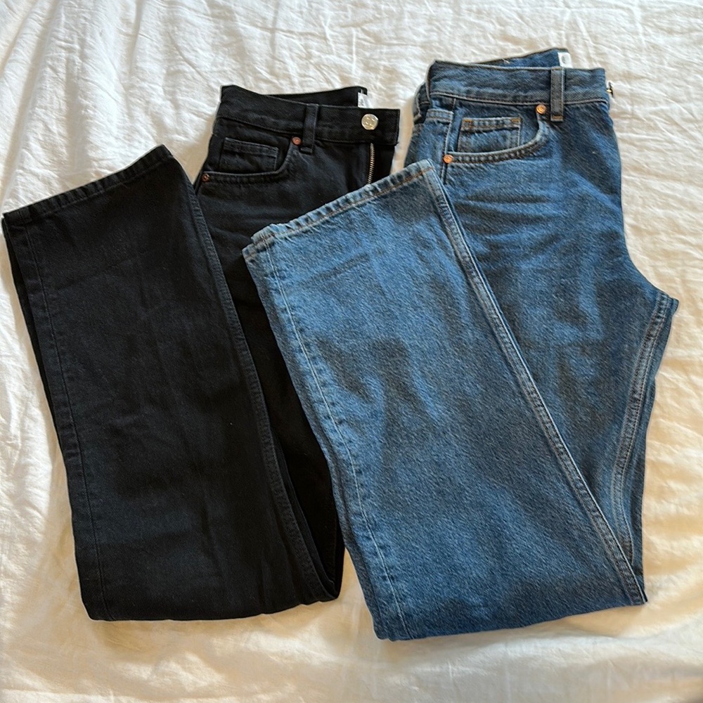NWOT MNG straight leg jeans, US sz 2
